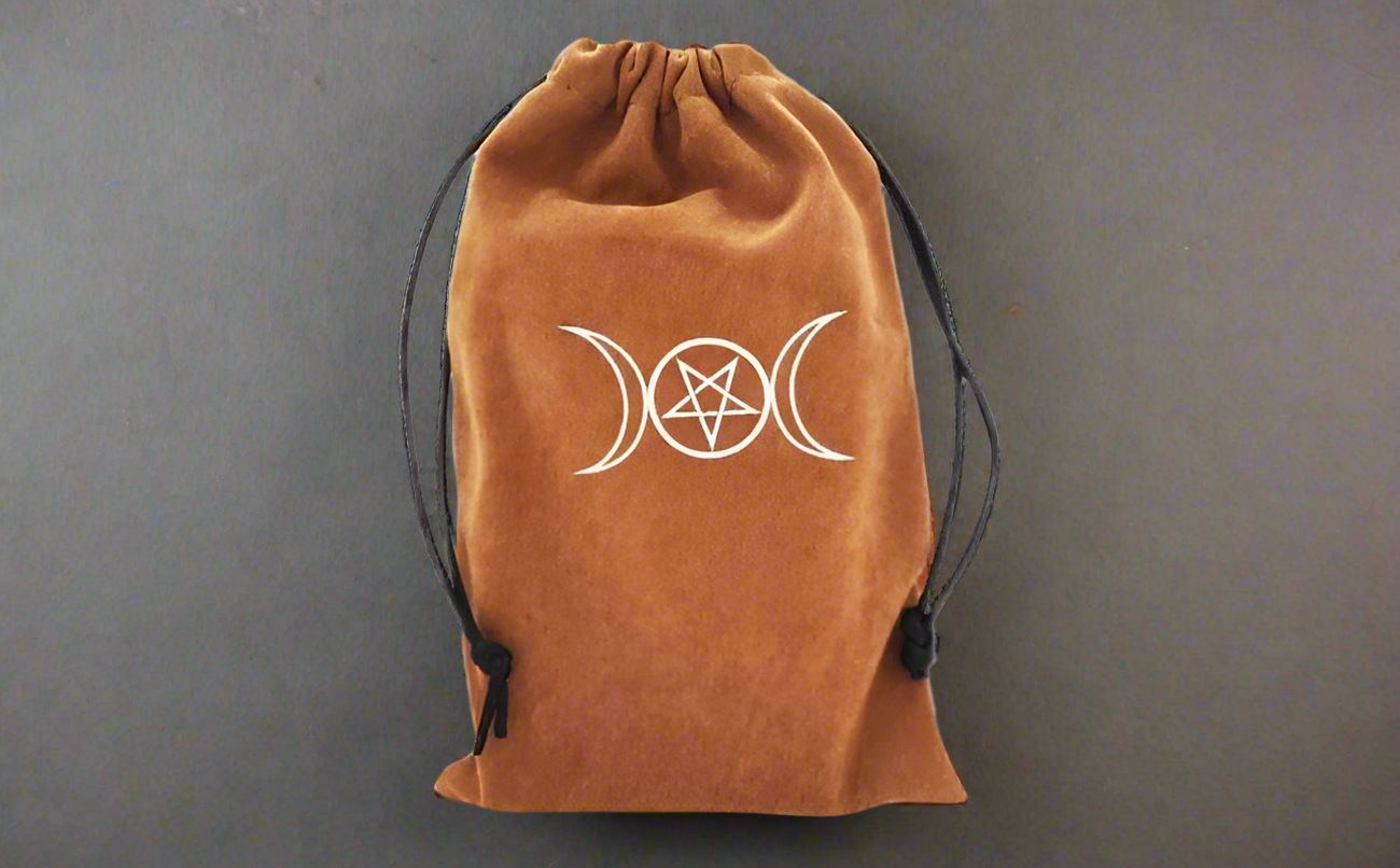 Sametový tarotový váček Wicca