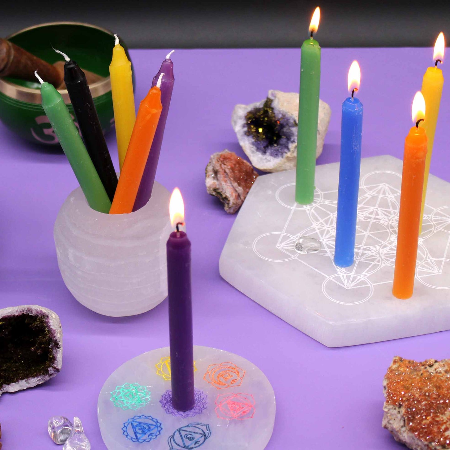 Set de 10 Velas Hechiceras - Bendiciones