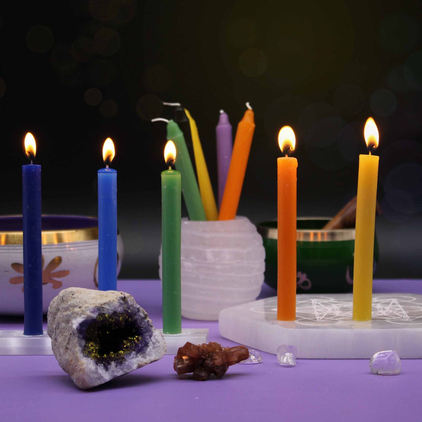 Set de 10 Velas Hechiceras - Bendiciones