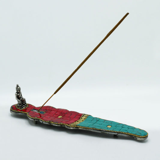 Porte-encens tibétain Bouddha Long Dagger