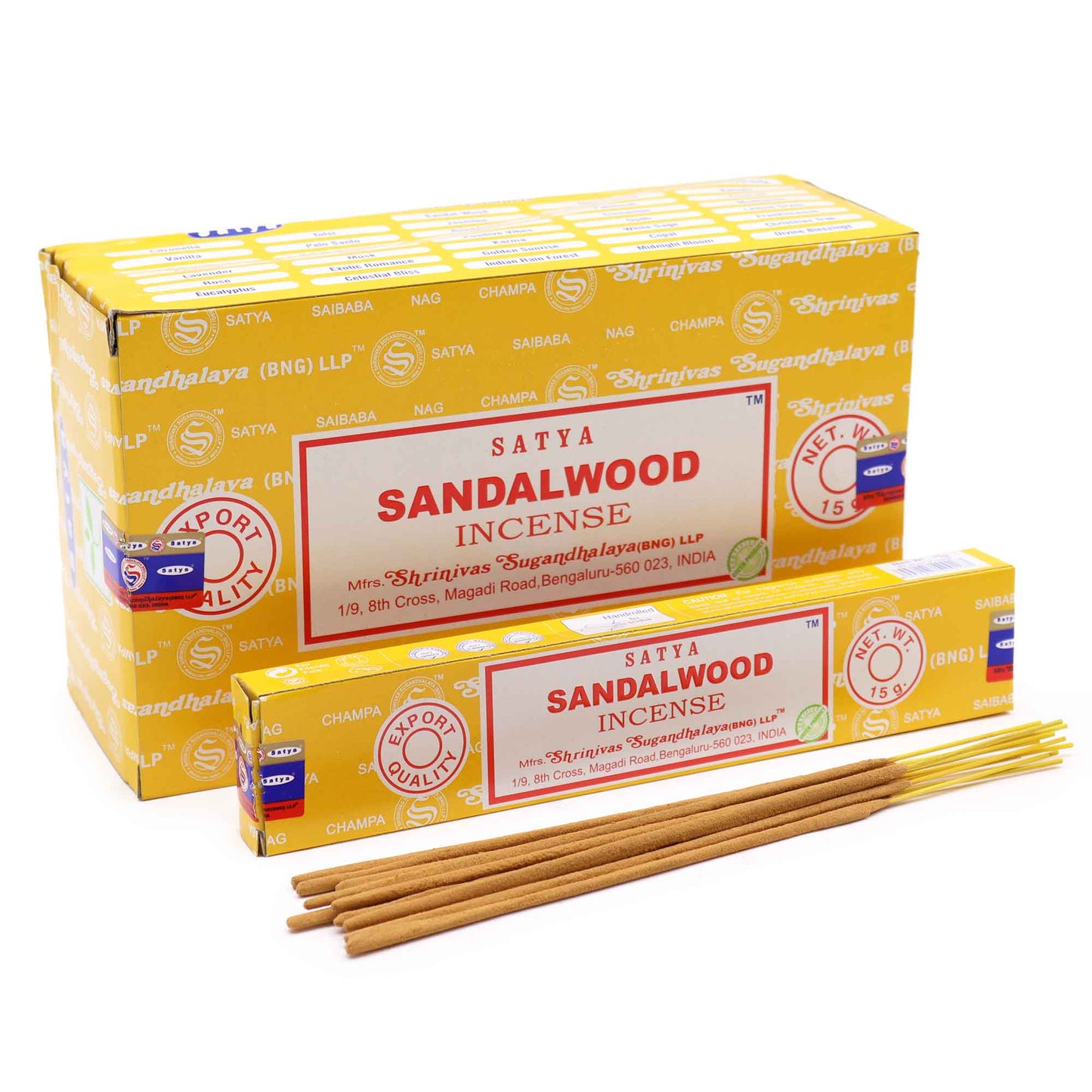 Kadzidło Satya 15g - Drzewo sandałowe