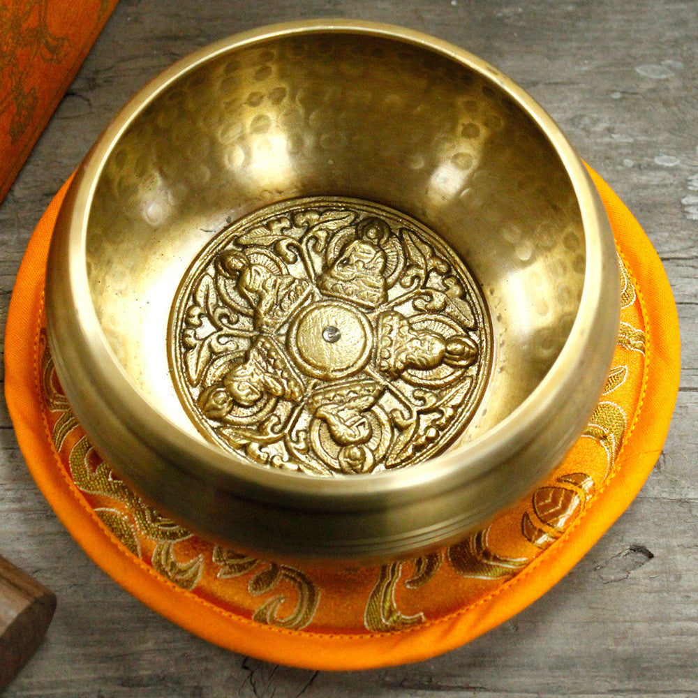 Juego de cuencos tibetanos Five Buddha de 10 cm (mínimo 400 g)