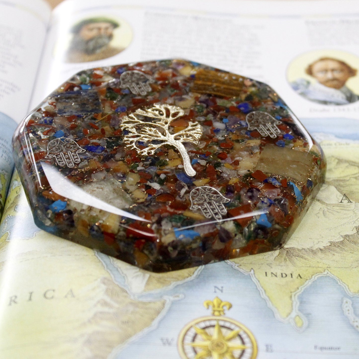 Packs d'alimentation de bureau Orgonite - Arbre de vie - Lrg