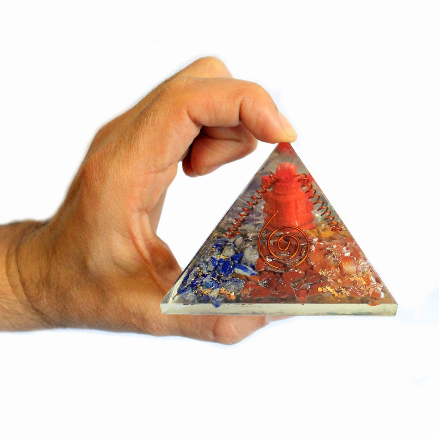 Pyramide Orgonite Lrg 70mm - Ganesh