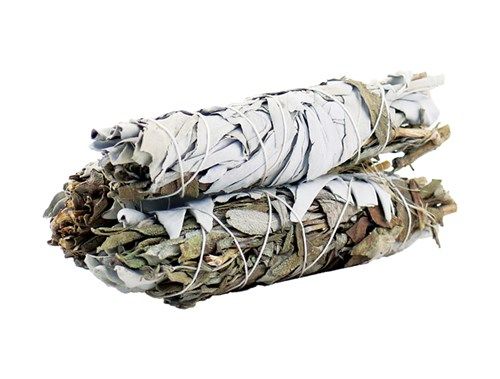 Smudge Stick - White Sage & Black Sage 10cm