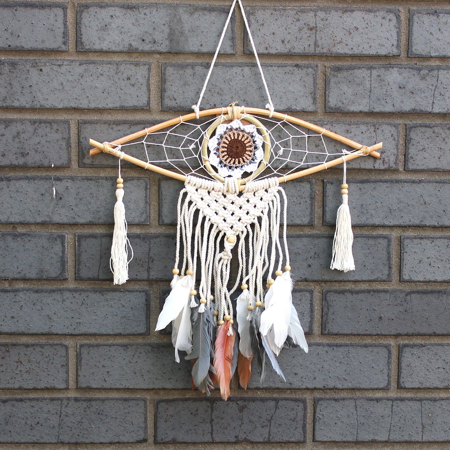 Protection Dreamcatcher - Sm Macrame Eye Couleurs Assorties