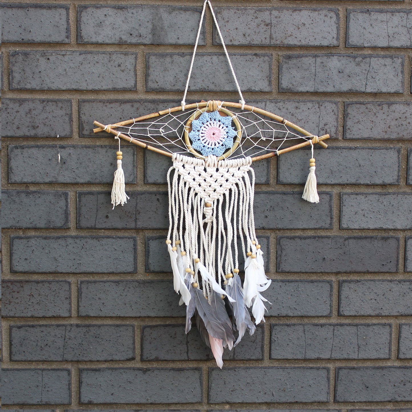 Protection Dreamcatcher - Sm Macrame Eye Couleurs Assorties