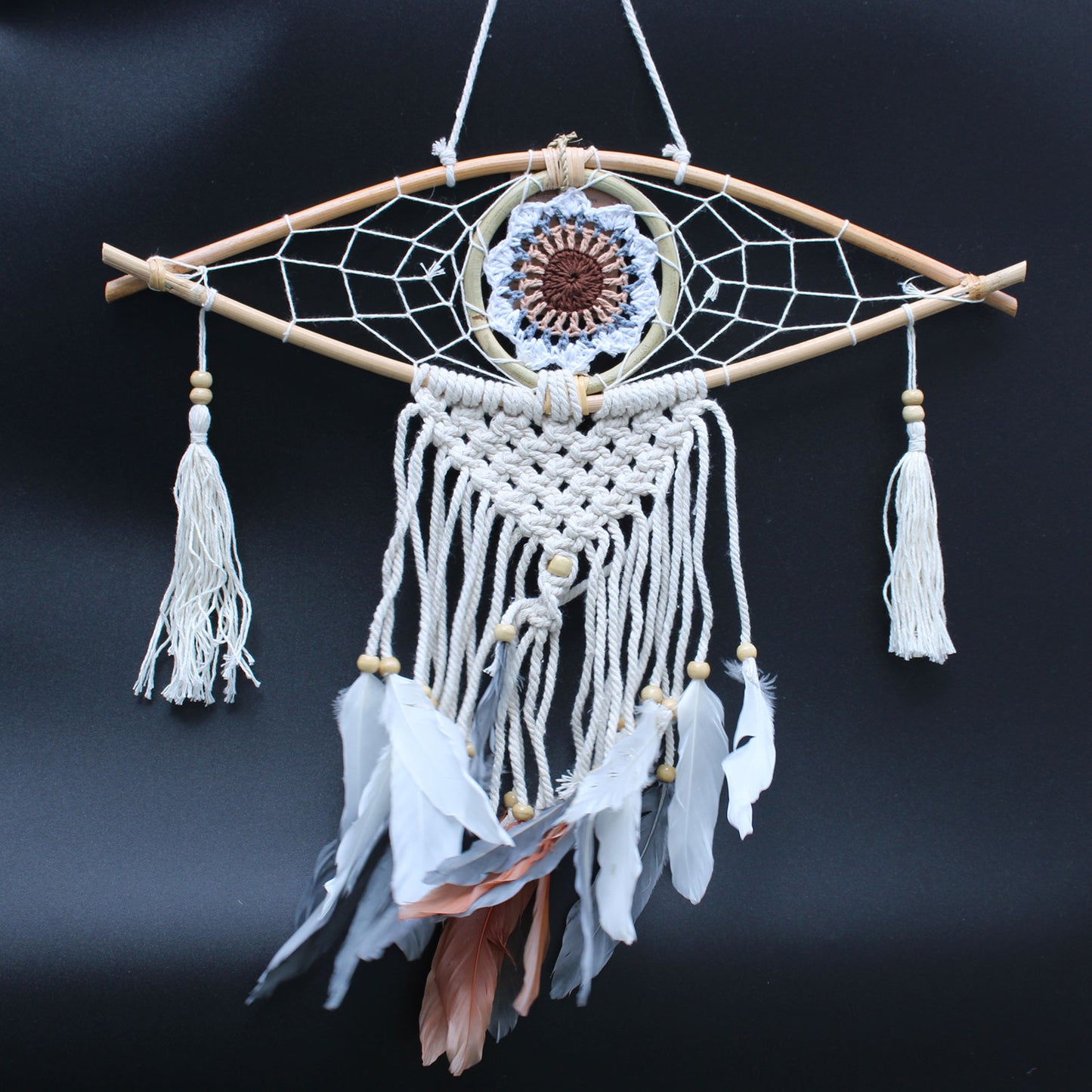 Protection Dreamcatcher - Sm Macrame Eye Couleurs Assorties