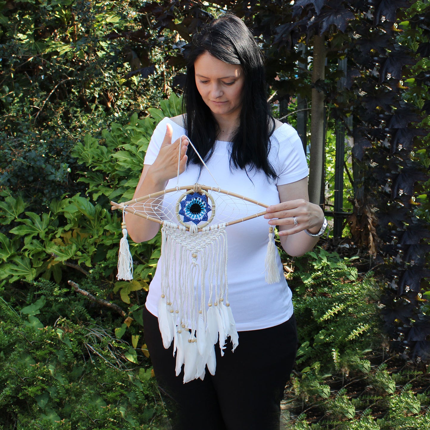 Protection Dreamcatcher - Sm Macrame Eye Couleurs Assorties