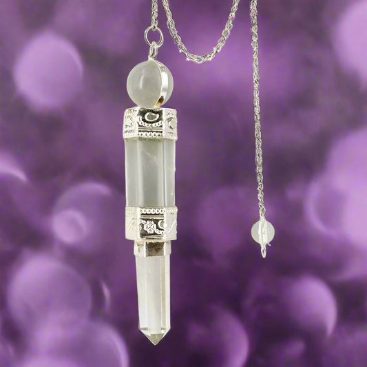 Three Piece Pendulum - Rock Quartz