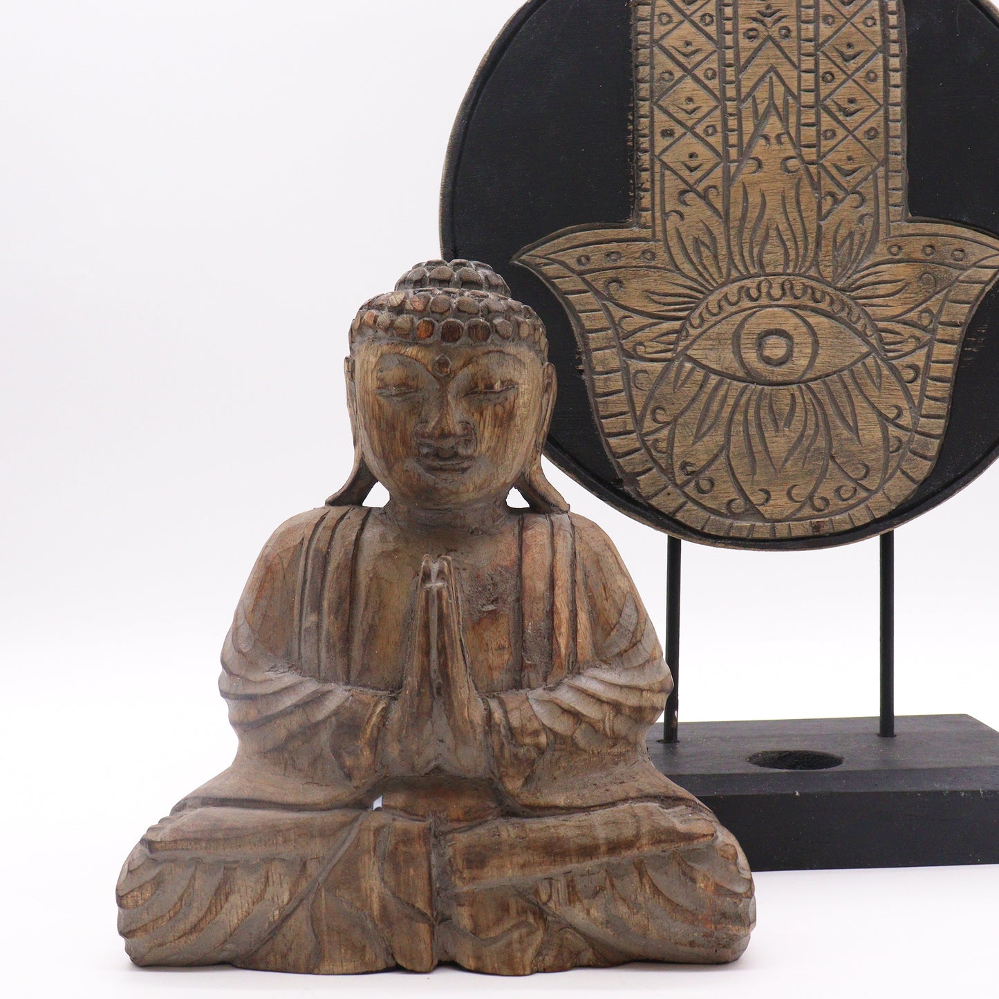 Buddha Feng Shui szett – Hamsa – szürke (2 minta)