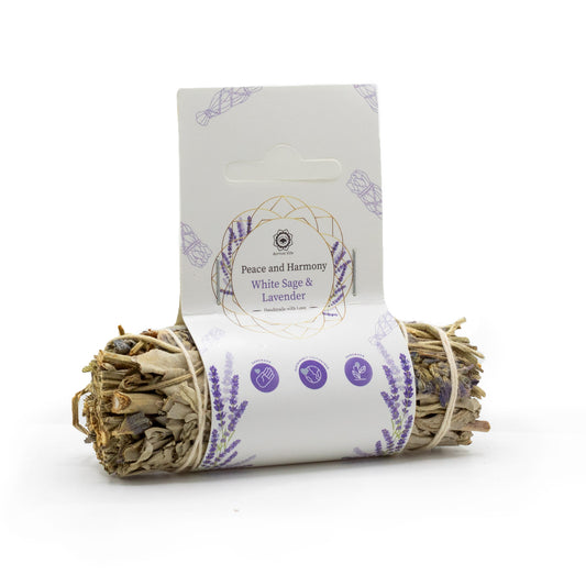 Smudge Stcik - White Sage & Lavender 10 cm