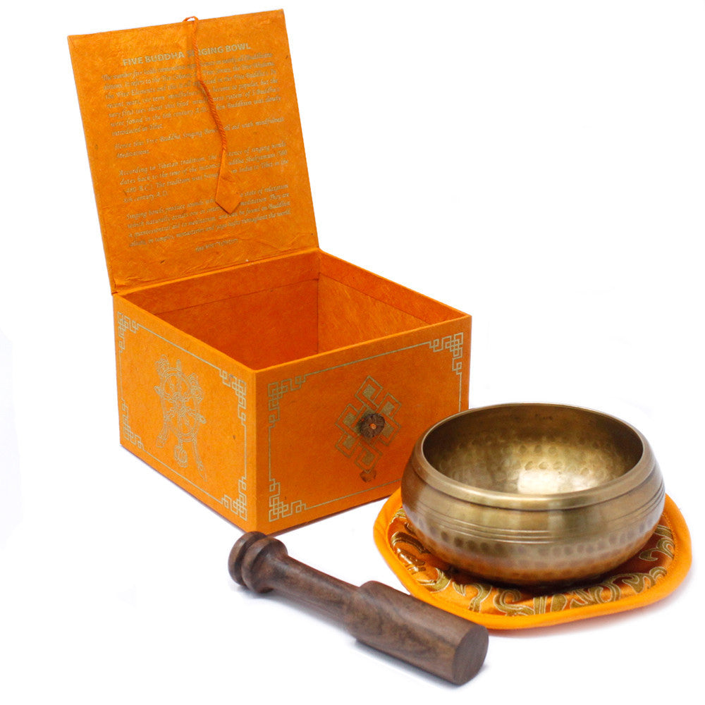 Five Buddha Singing Bowl Set 10cm (min 400gm)