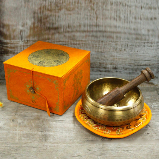 Five Buddha Singing Bowl Set 10cm (min 400gm)